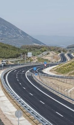 Autovía Del Pirineo En Navarra.