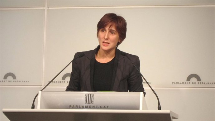 La Diputada De ICV-Euia En El Parlament, Dolors Camats