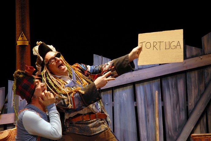 Imagen De La Obra 'Tortuga, La Isla De Teodoro' Que Acoge El Gayarre.