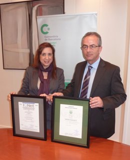 Cementiris De Barcelona Recibie El Certificado De Responsabilidad Medioambiental