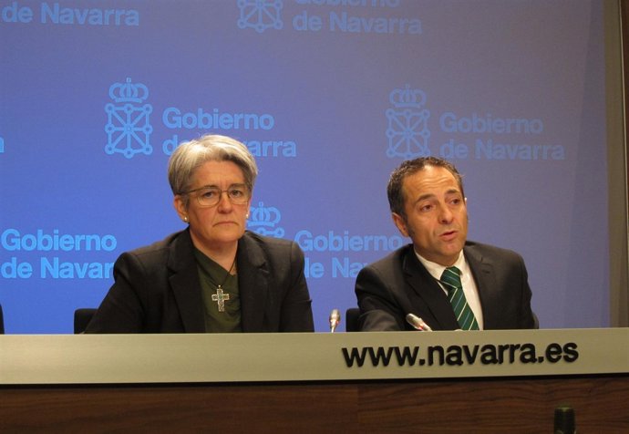 Lourdes Goicoechea Y Juan Luis Sánchez De Muniáin, Consejeros Del Gobierno.