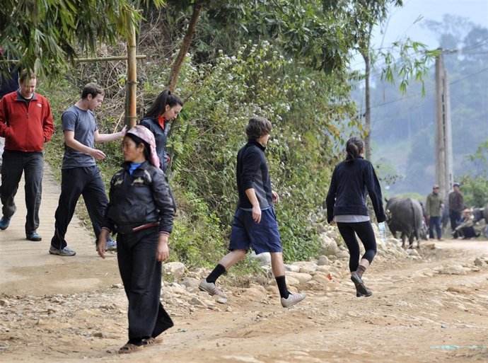 Facebook's Founder And Chief Executive Mark Zuckerberg Visits A Minority Village