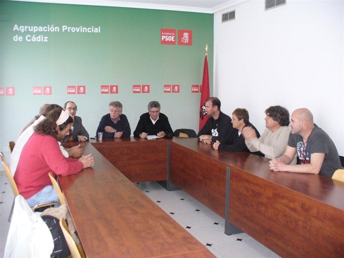 Reunion De Trabajadores De Visteon Con Miembros Del PSOE