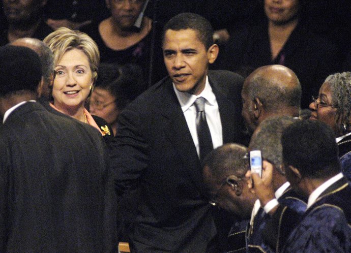 Hilary Clinton Y Barack Obama 