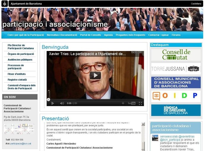 Nueva Web De Participación Del Ayuntamiento De Barcelona