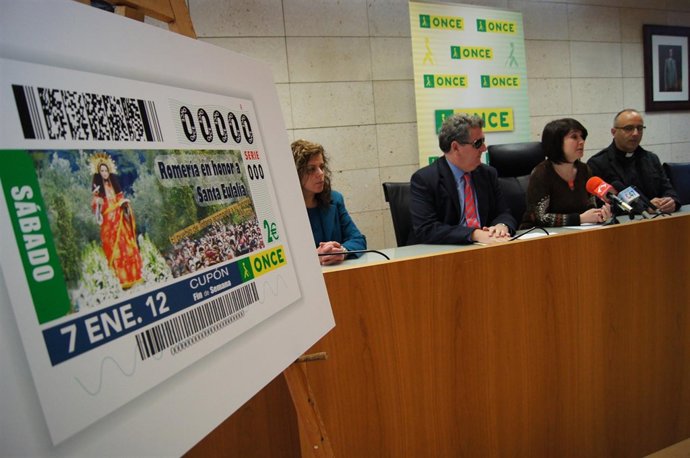 Presentación Del Cupón De La ONCE En Totana