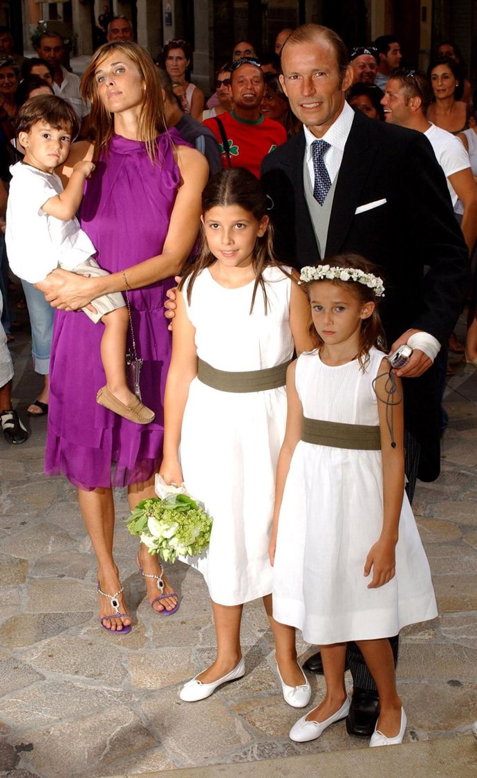 Rosario Nadal Y Kyril De Bulgaria Con Sus Hijos