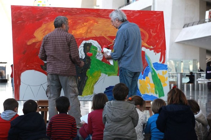 Willy Ramos Y Horacio Silva En La Ciudad De Las Artes