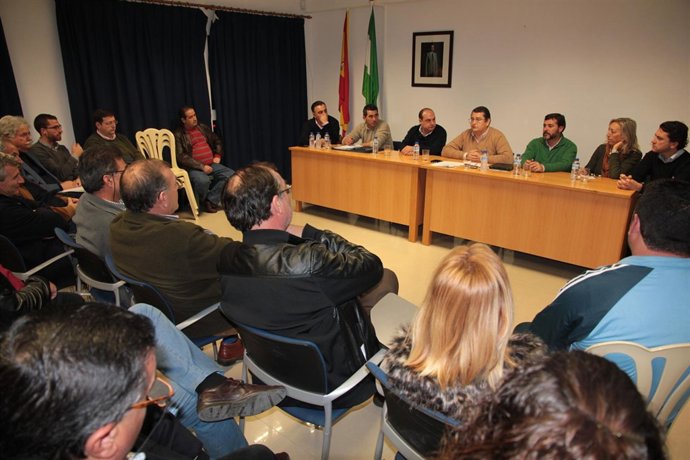 Sanz Con Los Pescadores De Barbate.