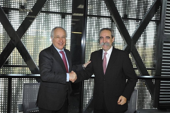 Juan Maria Nin (La Caixa) Y Juan A. Zufiría (IBM)