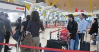 Iberia opera ya el 40% de sus vuelos previstos para este jueves