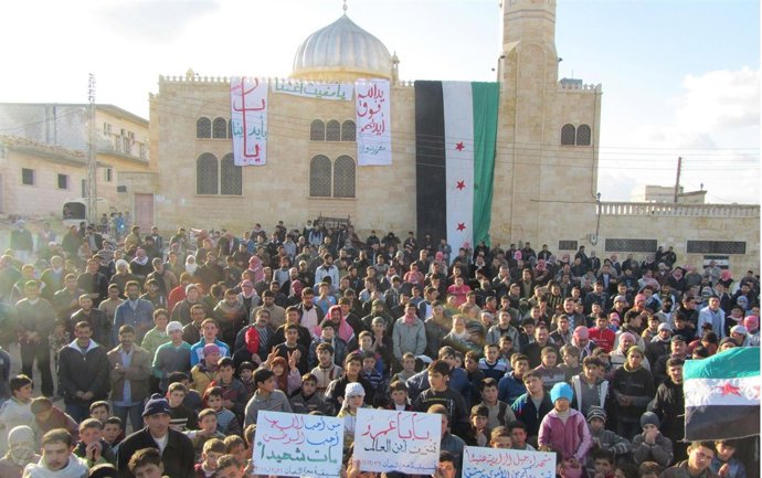 Manifestación En Siria