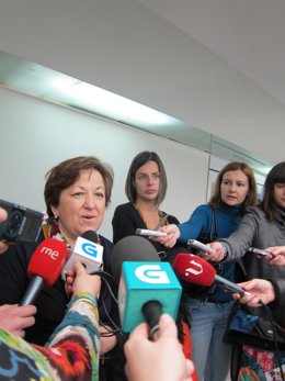 La Conselleira De Sanidade, Pilar Farjas.