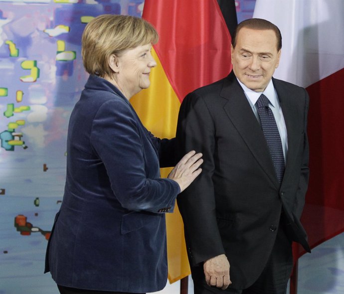 Merkel Y Berlusconi