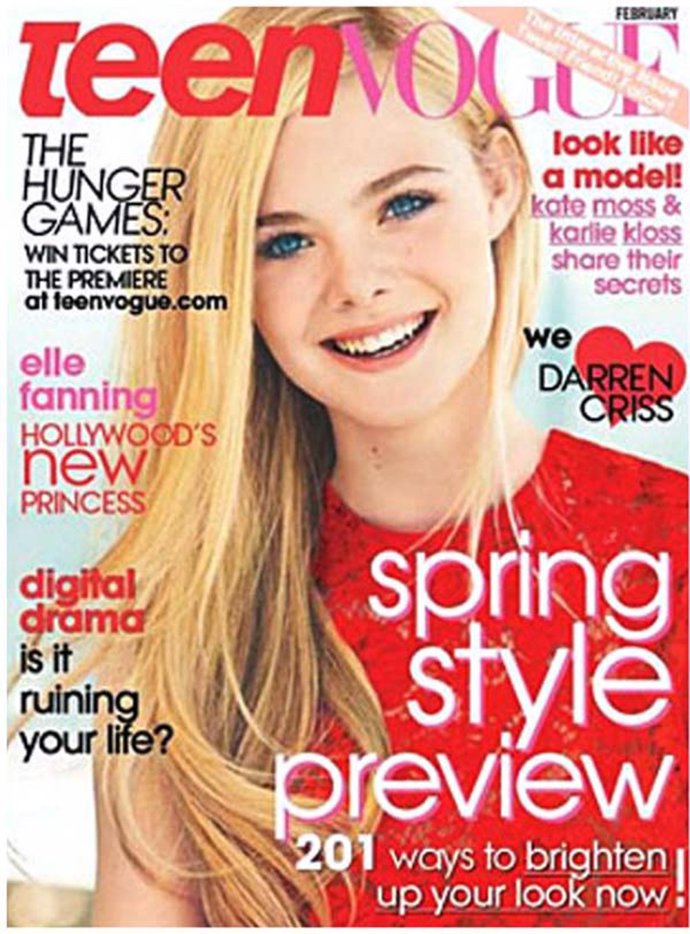 Elle Fanning En La Portada De 'Teen Vogue'