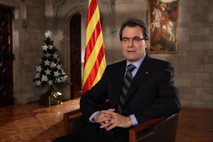 El Presidente Catalán, Artur Mas