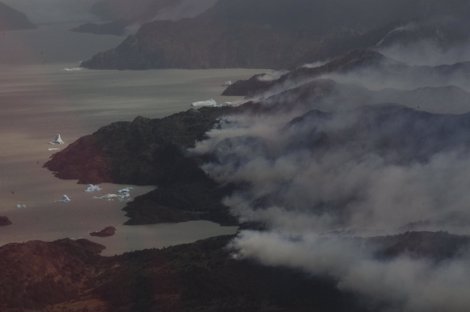  Incendio En La Zona De Chile Torres Del Paine 