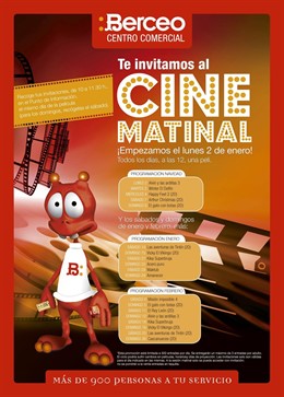 Cartel Cine Matinal Berceo
