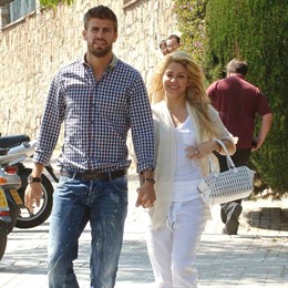 Shakira Y Gerard Piqué En Barcelona