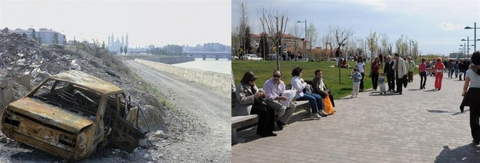 Exposición Zaragoza Azul Y Verde