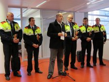 El Conseller De Interior, Felip Puig, Y Los Máximos Responsables De La Seguridad