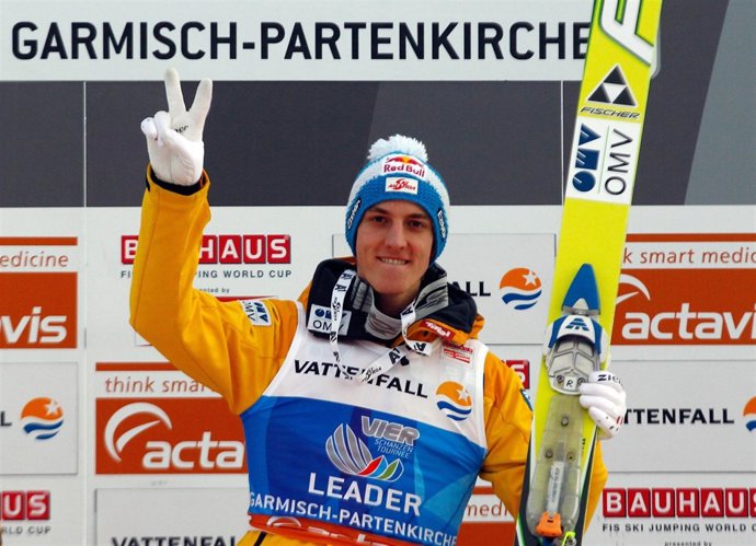 Schlierenzauer Vence También En Garmisch-Partenkirchen