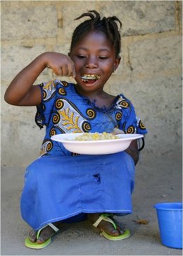Niña En África.