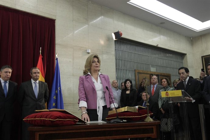 Toma De Posesión De La Secretaria De Empleo, Engracia  Hidalgo