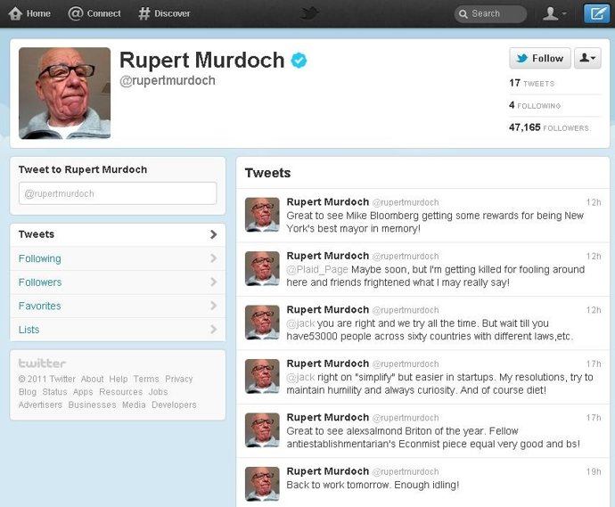 Twitter De Murdoch