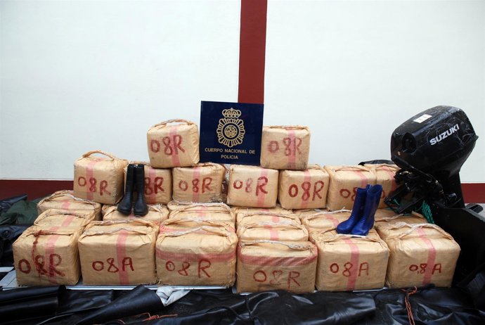 Droga Incautada Por La Policía Nacional