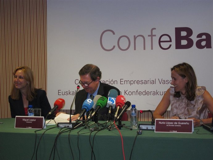 Miguel Lazpiur Y Nuria López De Gereñu (Confebask).