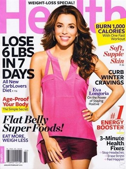 La Actriz Eva Longoria En La Portada De La Revista Health