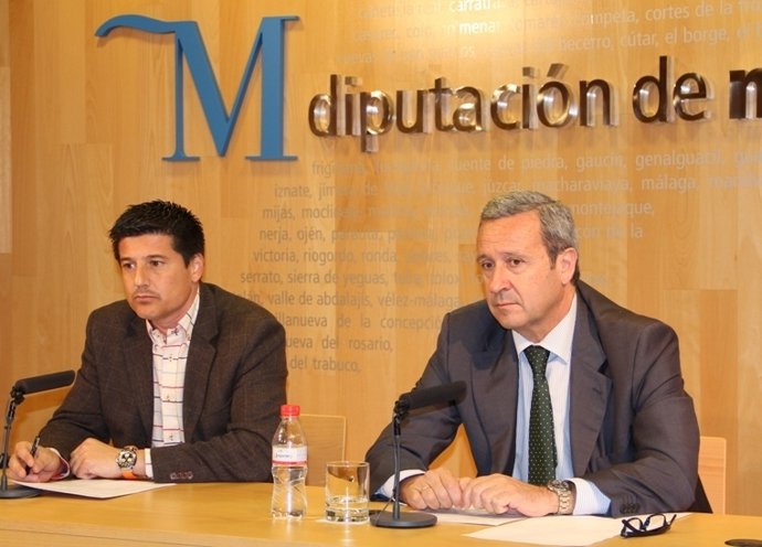 Francisco Oblaré Y El Gerente Del Patronato De Recaudación Provincial, Luis Díaz