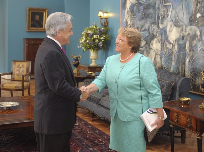 Sebastián Piñera Y Michelle Bachelet