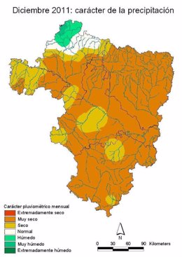 Pluviométrica En Diciembre De 2011 Aragón, La Rioja Y Navarra