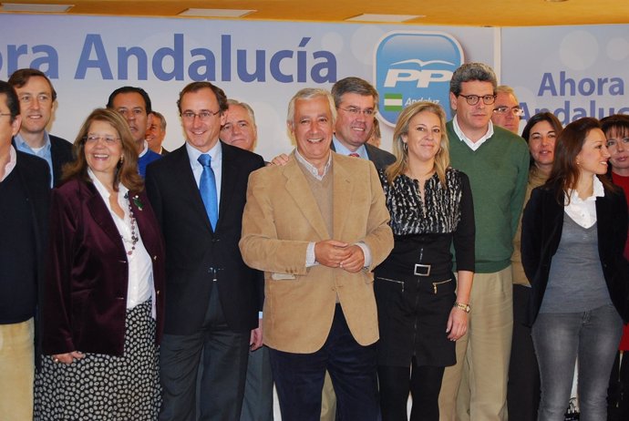 Javier Arenas, Hoy Junto A Dirigentes Del Partido En Jaén