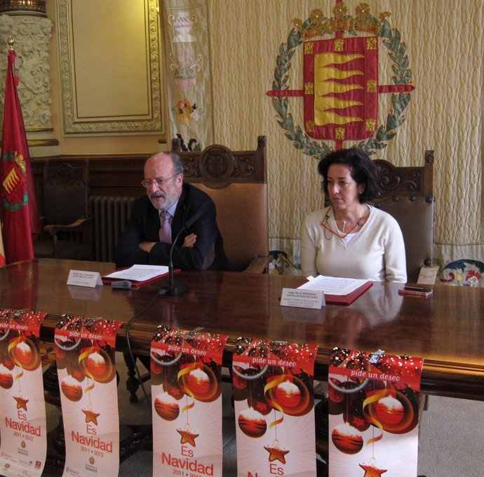 El Alcalde De Valladolid Y La Concejal Mercedes Cantalapiedra