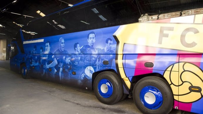 El Autocar Del FC Barcelona