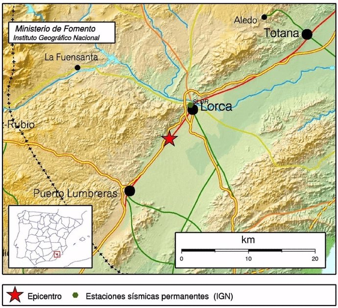 Mapa De Localización Del Terremoto