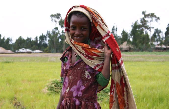 Niña De Etiopía, África