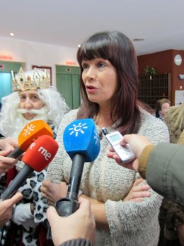 La Consejera Para La Igualdad, Micaela Navarro, Hoy En Sevilla