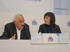 Guillerme Vázquez Junto A La Diputada Autonómica Ana Pontón