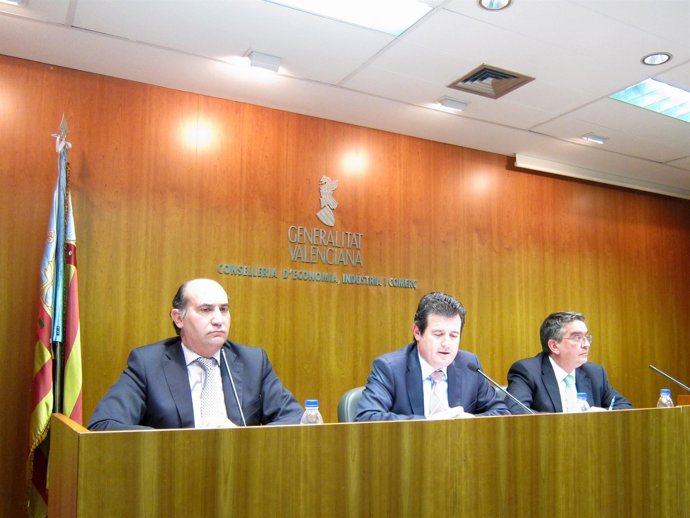 Verdeguer, Císcar Y Vela En Rueda De Prensa