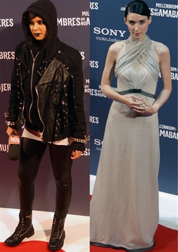 Montaje Crisitna Pedroche Y Rooney Mara