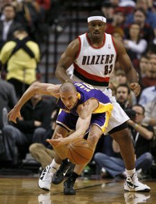 Steve Blake En El Lakers - Portland Trail Blazers