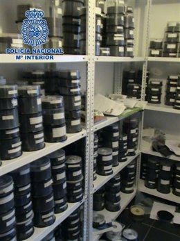 Material Incautado En Uno De Los Laboratorios Desarticulados Por La Policía.