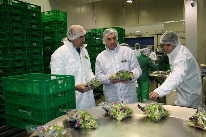 El Conseller Enrique Verdeguer Surante Su Visita A Verdifresh