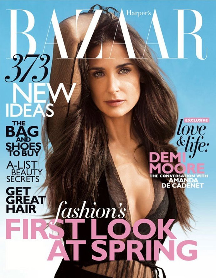 Demi Moore Se Sincera Para Harper's Bazaar