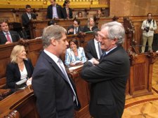 Alberto Fernández (PP) Y El Alcalde De Barcelona, Xavier Trias