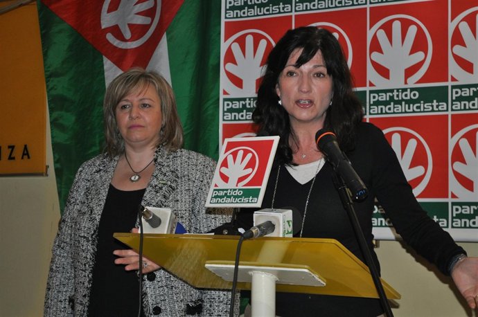 La Secretearia General Del Partido Andalucista, Pilar González, En Ronda